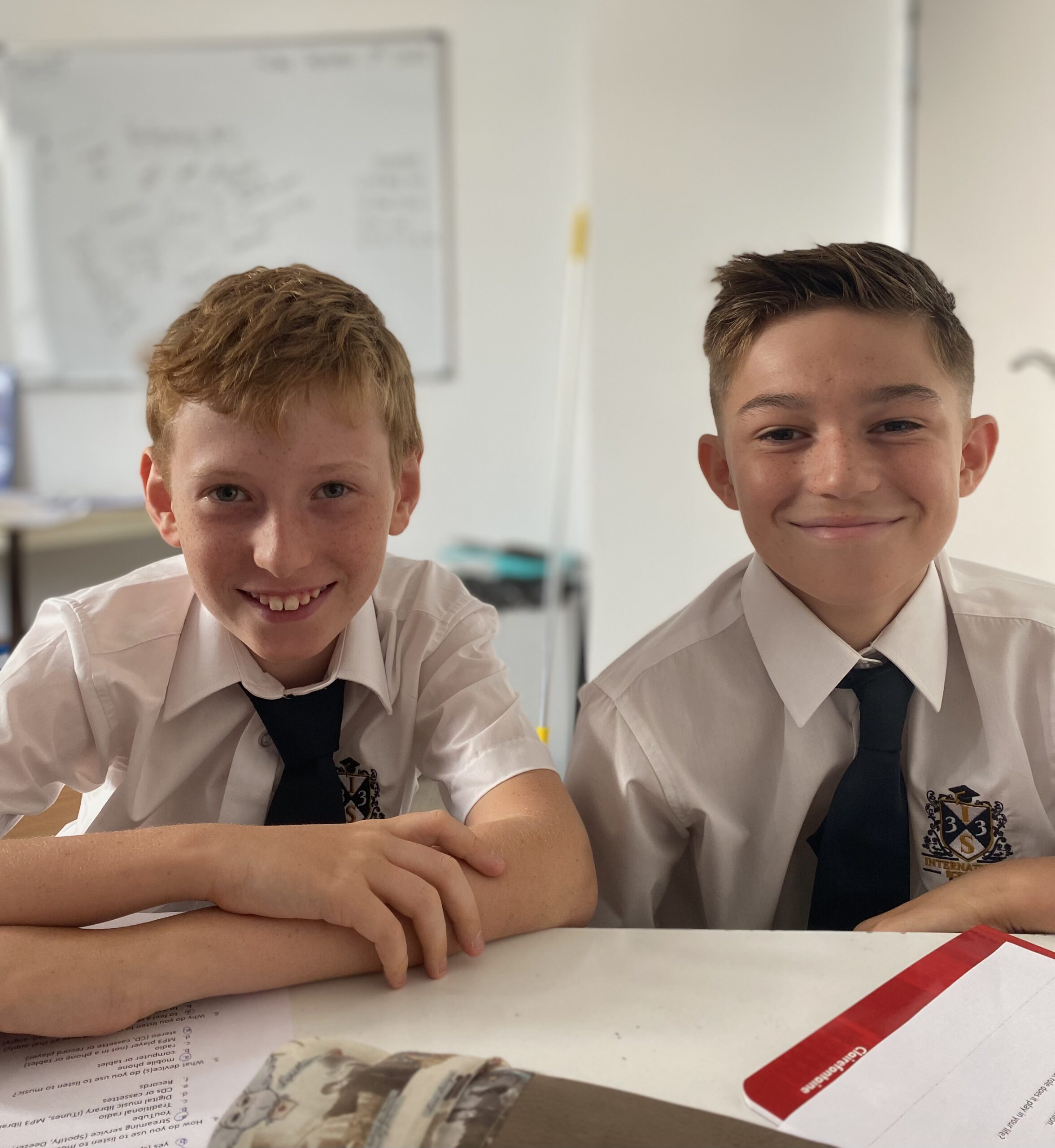 IS33 students in class