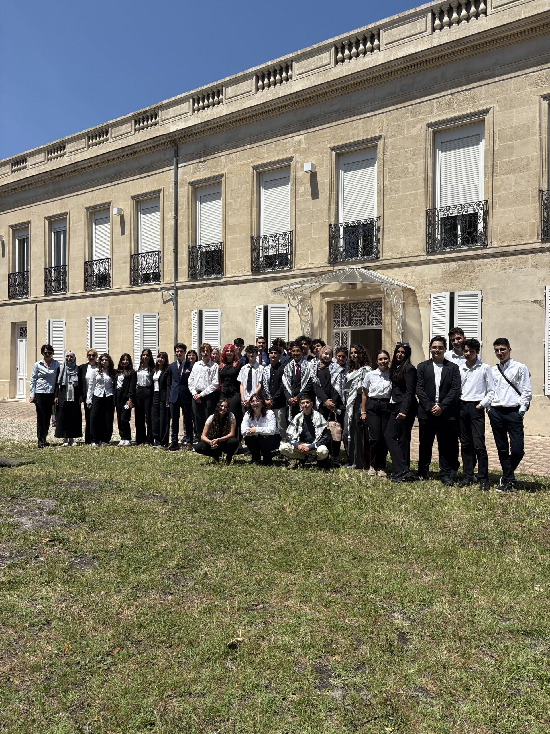 Élèves IS33 participant au projet MUNCONNECT – simulation des Nations Unies à Bordeaux