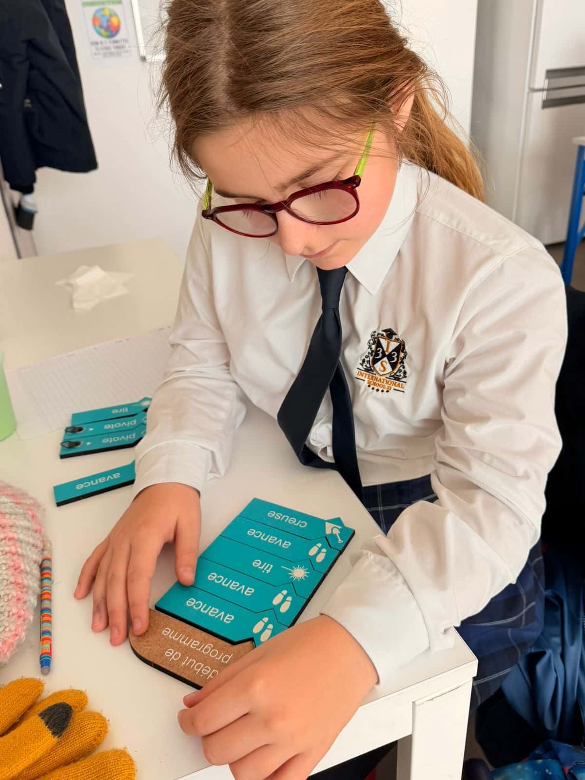 Élèves IS33 participant au projet RoboSTEM Tri-Nations – robotique et intelligence artificielle