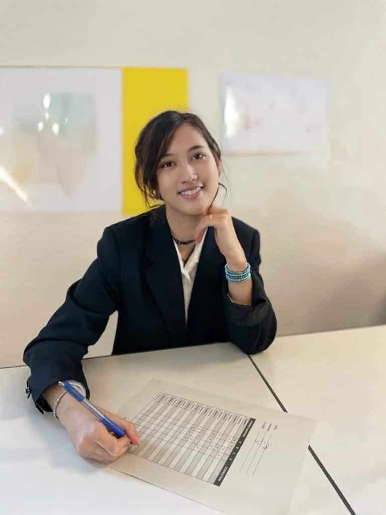 Étudiante POP en évaluation